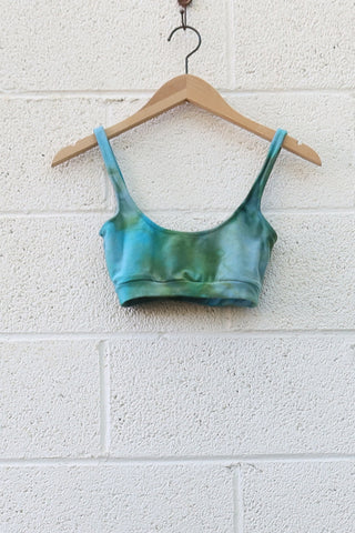 OOAK - Sadhana Banded Bra / S / Stretch Cotton / Ice Dye (373)