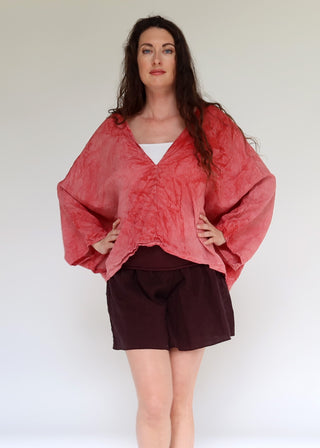 Flip V Migration Cropped Kaftan