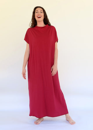 Roll Neck Poppy Long Kaftan