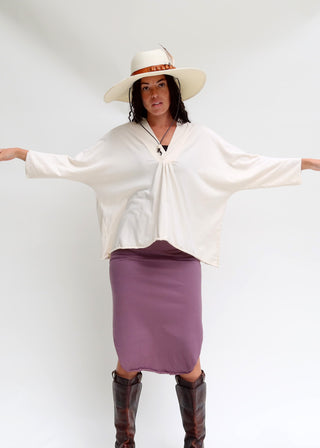 Lhasa Poppy Shirt Kaftan