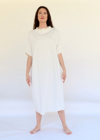 Roll Neck Poppy Below Knee Kaftan