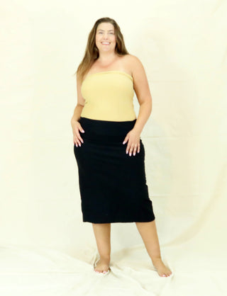 Pencil Below Knee Skirt