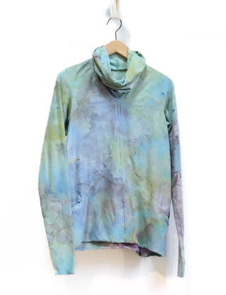 OOAK -  Pilgrim Origami Shirt / S / Stretch Cotton / Ice Dye (62)