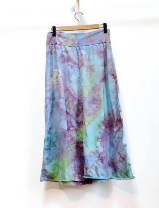 OOAK -  Warrior Long Skirt / 3XL / Organic Cotton  / Ice Dye (312)