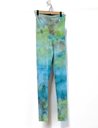 OOAK -  Leggings  / XL / Heavy Stretch Hemp / Ice Dye (319)