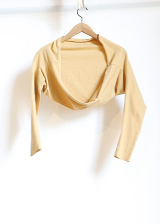 Sale - The Shrug / S  / Heavy Stretch Organic Cotton / Sand (87)