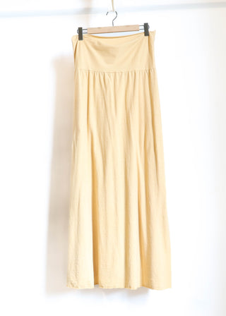 Sale - Simplicity Long Skirt / 2XL  / Light Hemp/Organic Cotton / Sand (131)