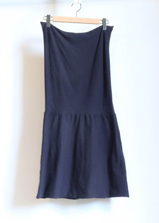 Sale - Love Me 2 Times Simplicity Short Dress / 3XL / Heavy Stretch Organic Cotton / Midnight (208)