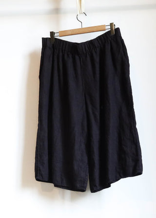 Sale - Mimosa Gauchos  / 2XL / Organic Linen / Midnight (235)