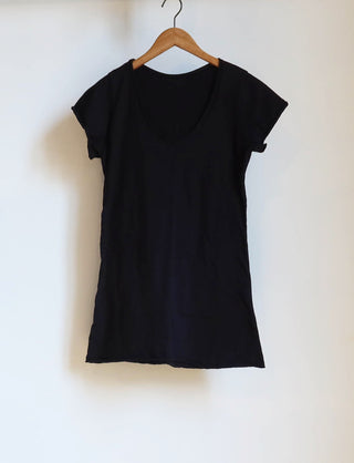 Sale -  Crescent Simplicity Tunic / Organic Cotton / M / Midnight (300)