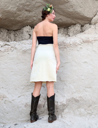 ORGANIC WOOL Simplicity Short Skirt