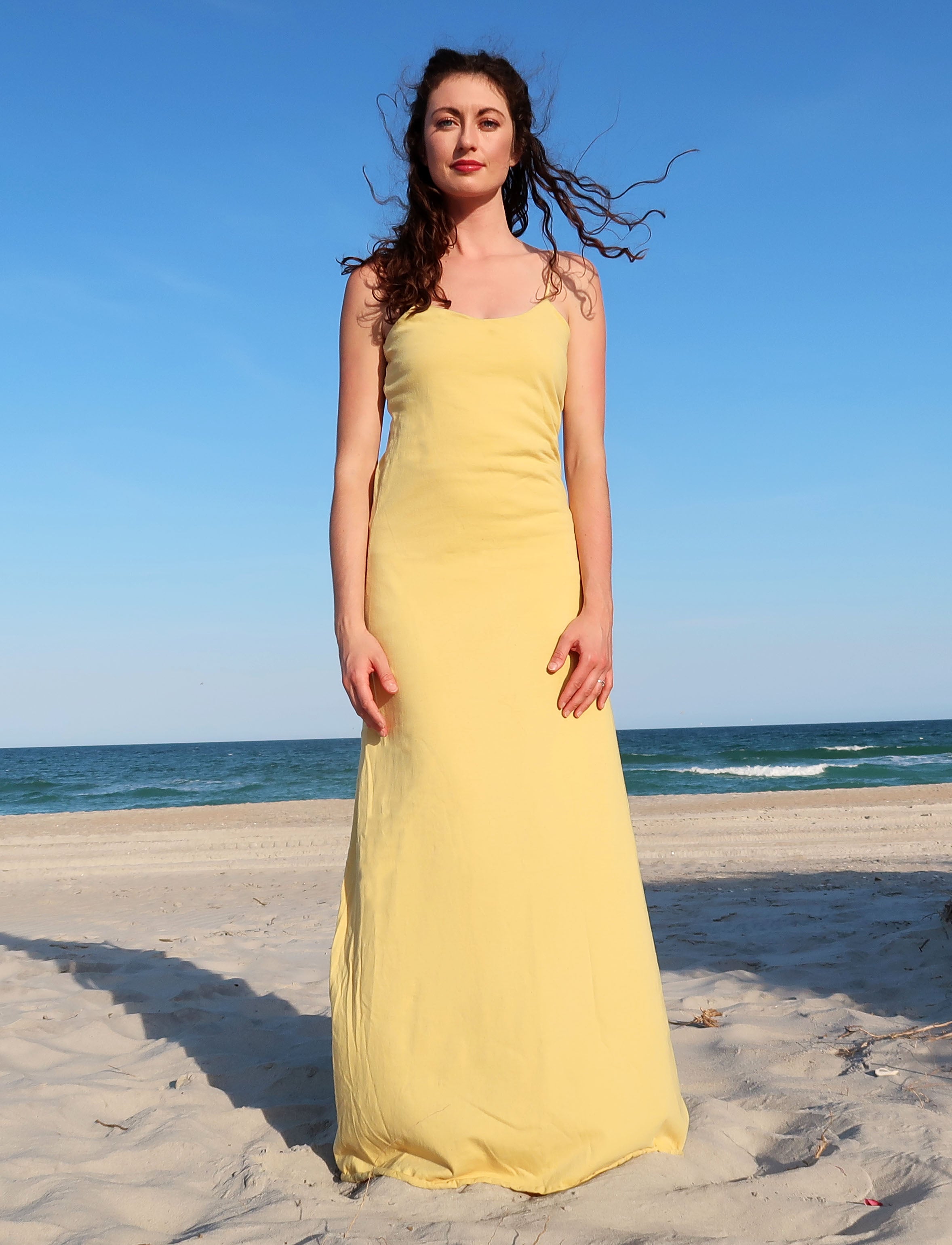 Adjustable Strap Built In Bra Simplicity Long Dress Adjustable Strap Built In Bra Simplicity Long Dress