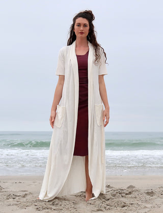 Simplicity Belted Long Cardigan