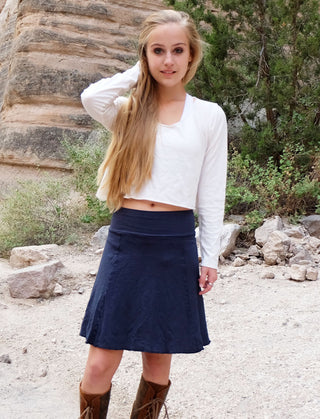Princess Seam Short Skirt