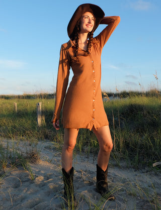 Prairie Button Front Simplicity Tunic