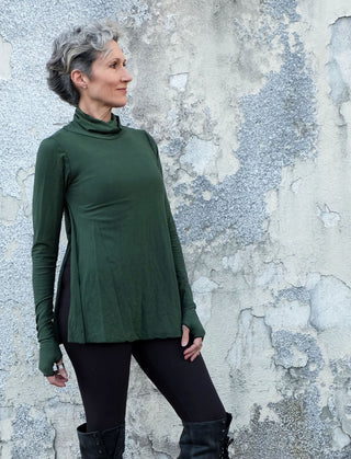 Turtleneck Vented Wanderer Shirt