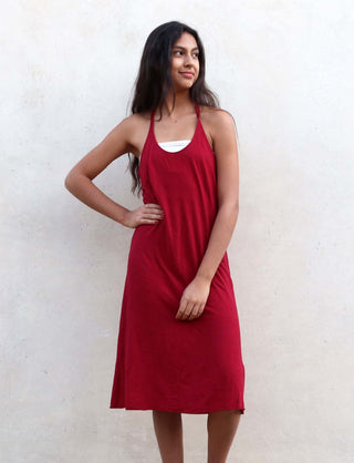 Sadhana Racerback Simplicity Below Knee Dress