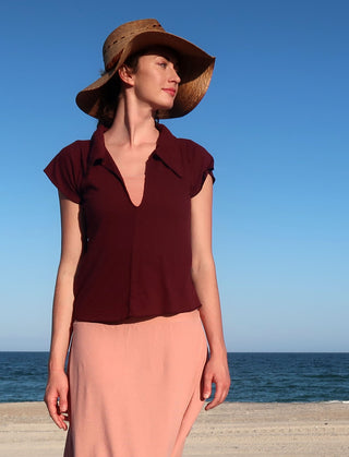 Polo Simplicity Cropped Shirt