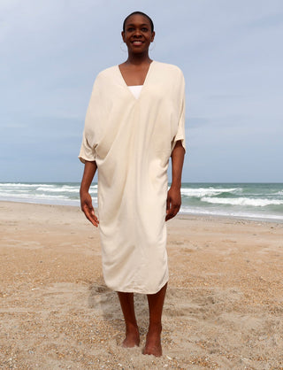 Flip V Migration Below Knee Kaftan
