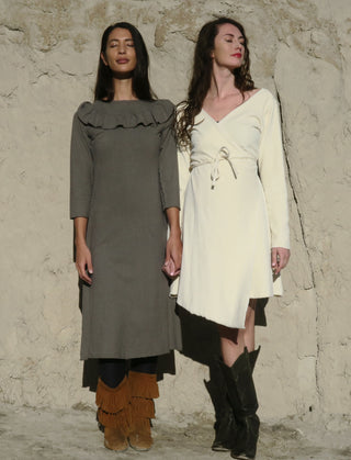 Edwardian Simplicity Below Knee Dress