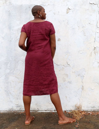 Everyday Origami Below Knee Dress