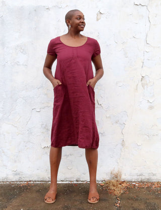 Everyday Origami Below Knee Dress