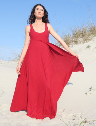 Slip Eclipse Faux Wrap Long Dress Slip Eclipse Faux Wrap Long Dress