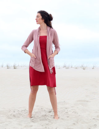 Hooded Simplicity Belted Cardigan