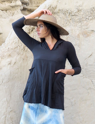 Hooded Eclipse Perfect Pockets Tunic
