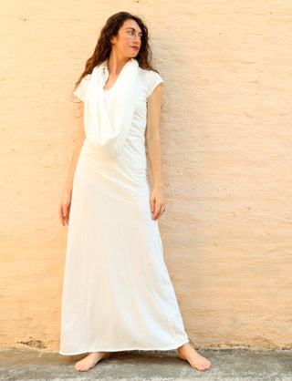 Ama Cowl Simplicity Long Dress