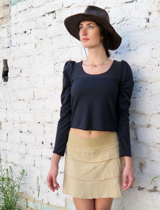 Victorian Simplicity Cropped Shirt