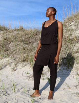 Float Neck Racerback Banded Jodhpur Jumper