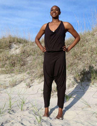 Float Neck Racerback Banded Jodhpur Jumper