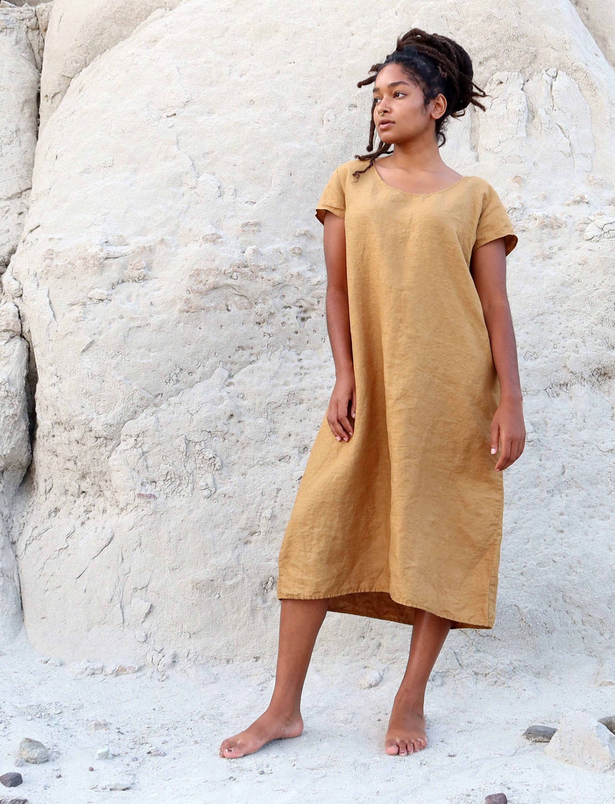 Everyday Shift Below Knee Dress – Gaia Conceptions