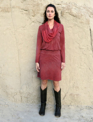 Super Cowl Brooke Banded Simplicity Short Dress