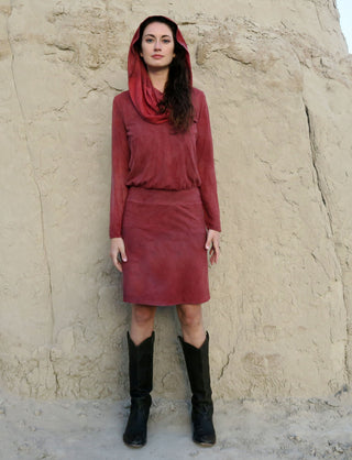 Super Cowl Brooke Banded Simplicity Short Dress