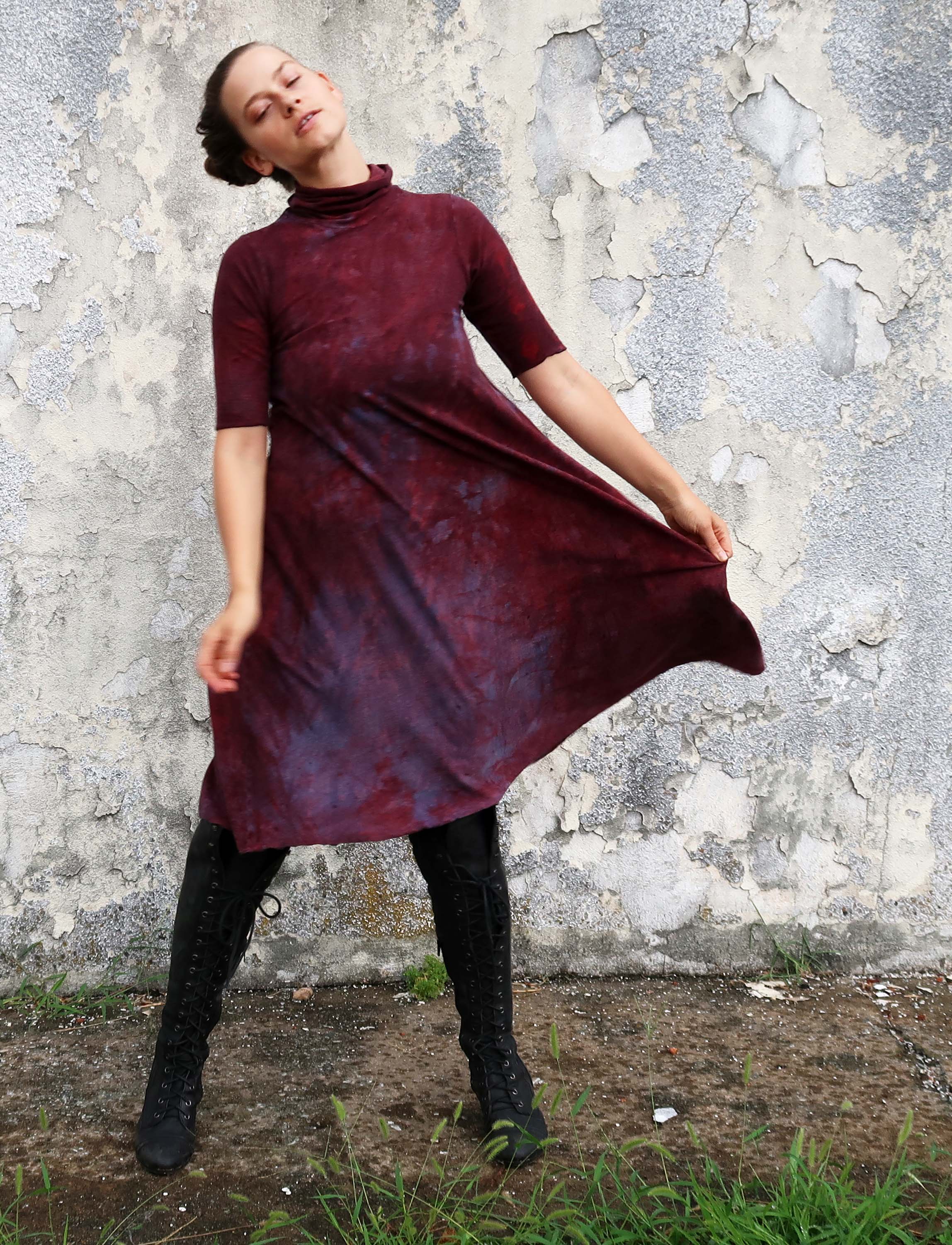 Turtleneck Wanderer Short Dress Turtleneck Wanderer Short Dress