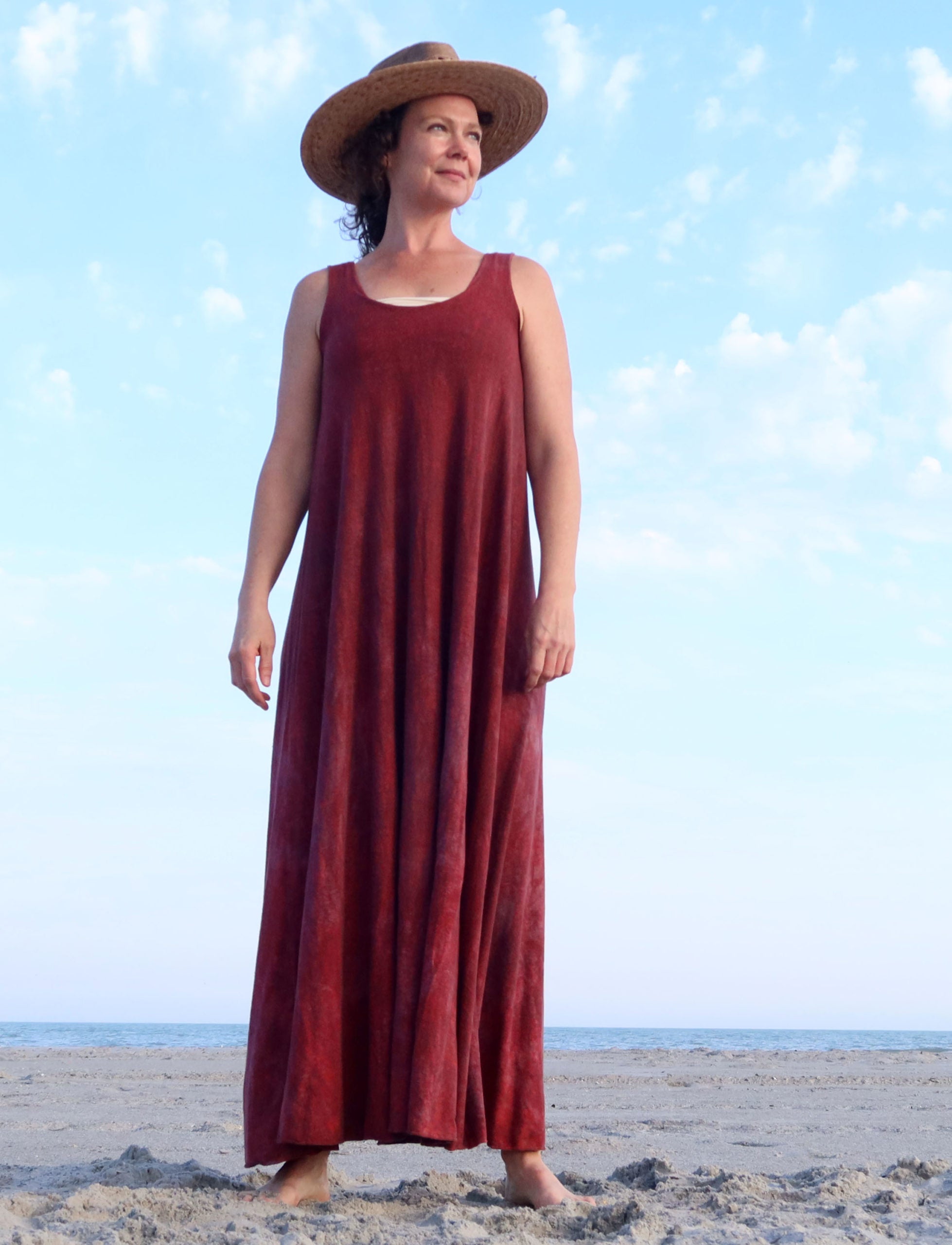 Utility Built-in Bra Tank Wanderer Long Dress Utility Built-in Bra Tank Wanderer Long Dress
