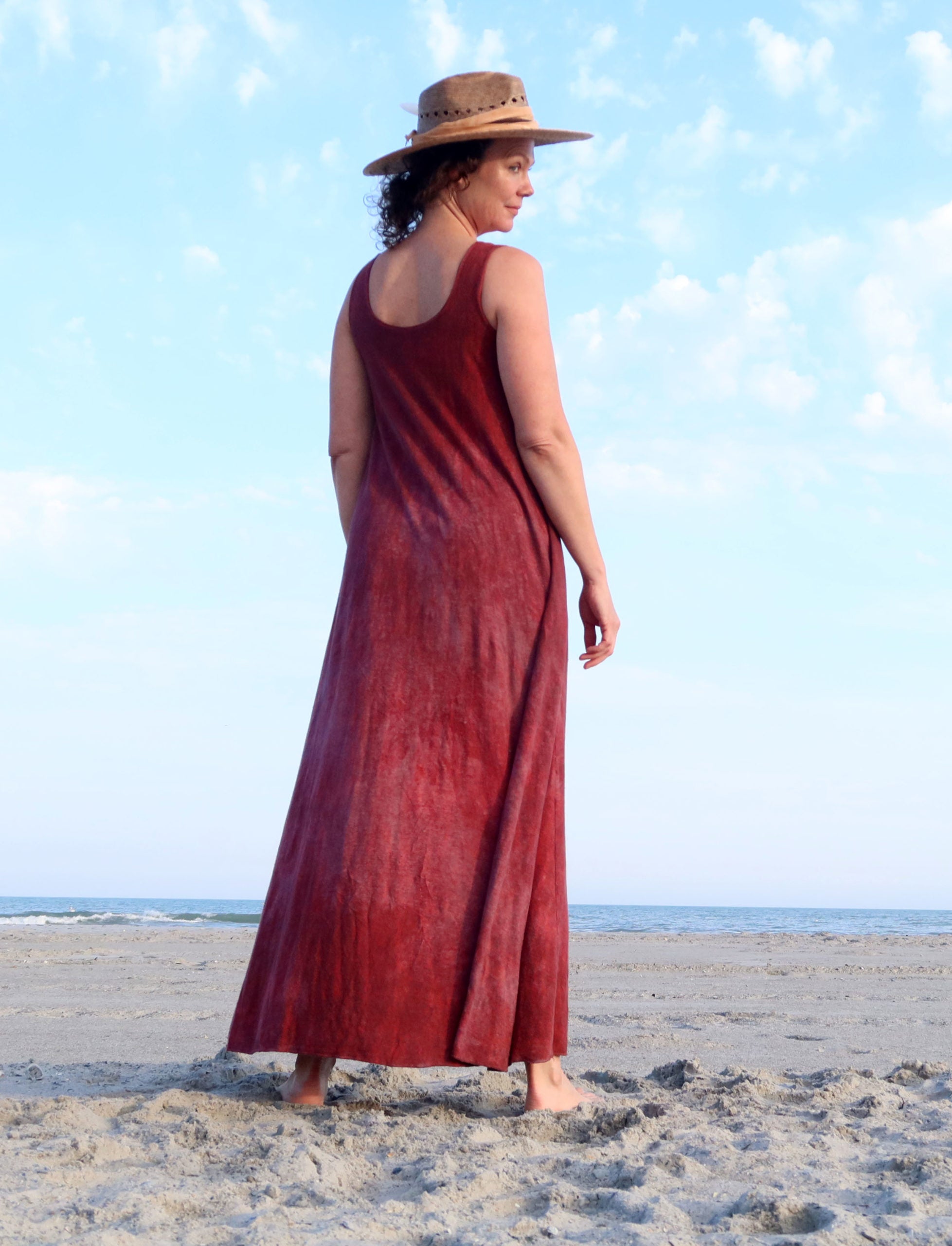 Utility Built-in Bra Tank Wanderer Long Dress – Gaia Conceptions