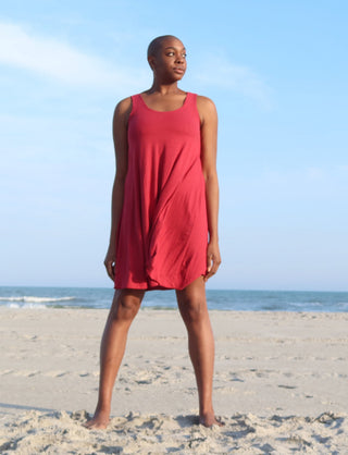 Utility Built In Bra Tank Wanderer Short Dress Utility Built In Bra Tank Wanderer Short Dress