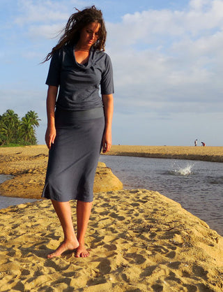 Vagabond Banded Simplicity Below Knee Dress