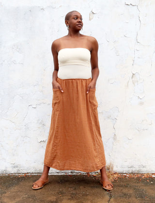 Everyday Perfect Pockets Long Skirt