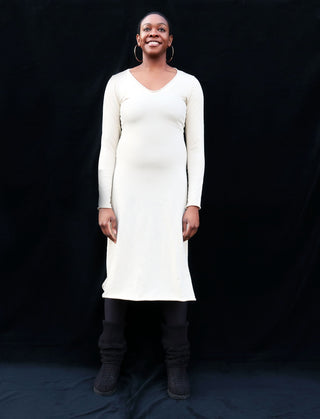ORGANIC WOOL Simplicity Below Knee Dress